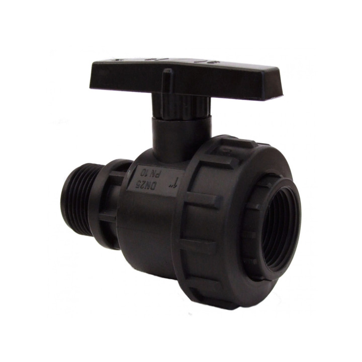 Műanyag golyóscsap 5/4" KB