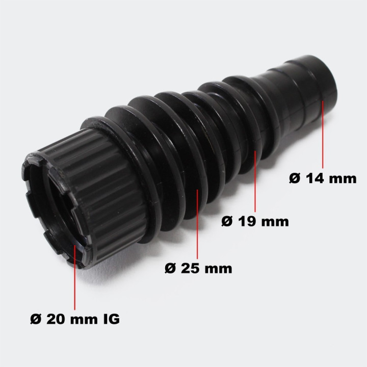 Belsőmenetes tömlőcsatlakozó 12, 20,25mm-es tömlőhöz 1/2"BM