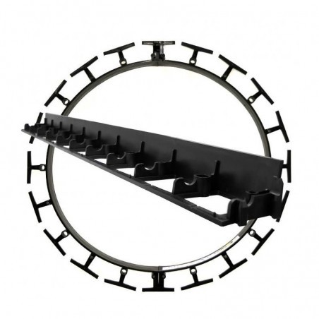 Extra erős ágyásszegély fekete 1025/75/45 mm