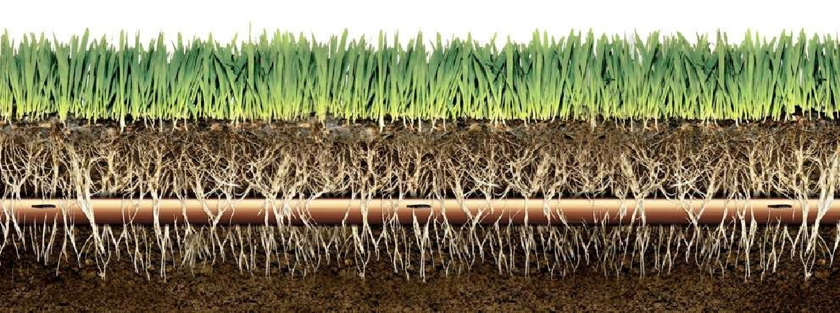 RainBird XFS DN16mm 33cm, 2,3 l/h, 100 m föld alá fektethető csepegtető cső