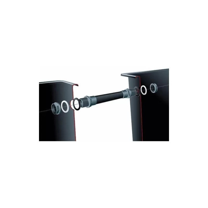 PVC tartály szerelvény 50mm x 1 1/2" BM