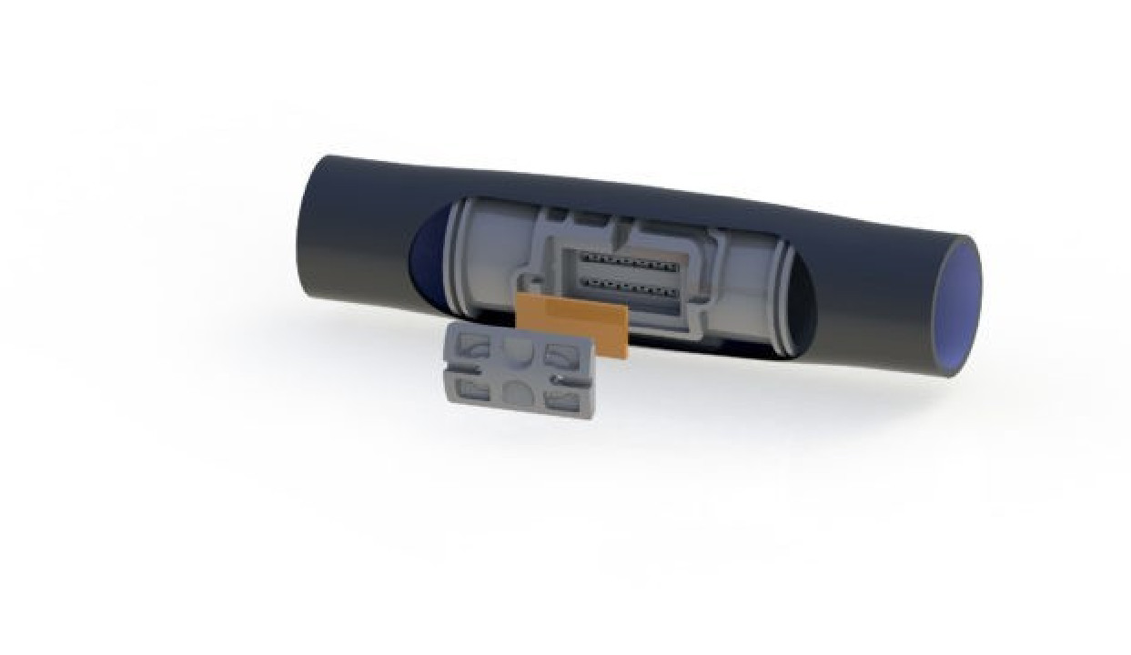 PC csepegtető cső Dynomac PC DN 16 mm 100 cm, 4 l/h, 100 m nyomás kompenzált ( föld alá is fektethető ) ( 119 Ft / m )