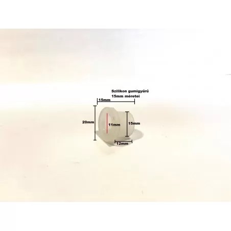 Szilikon Gumigyűrű 15mm csepegtető szalag indítóhoz és csapokhoz