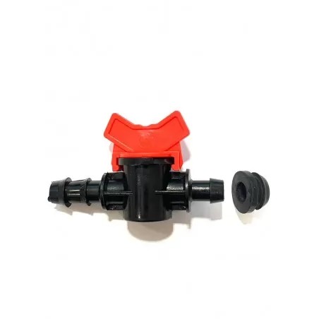 Csepegtető cső csapos indító bordás-gumis 20x18mm duplaperemes gumival