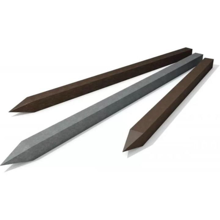 Müanyag cölöp 4 cm x 4 cm x 45 cm