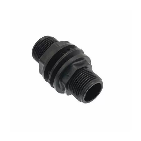 Tartály átvezető közcsavar 3/4" műanyag, tömítéssel és anyával