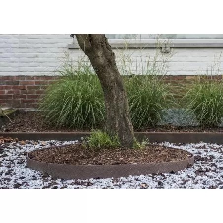 ECOLAT Tó és ágyásszegély barna 14 cm x 0,7 cm ( 1 m/ ár )