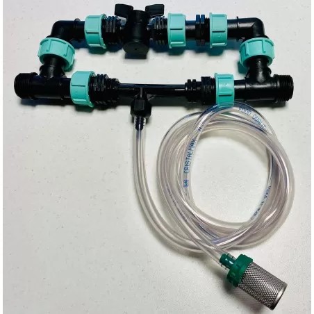 Venturi felszívó csapvízre 10-30 l/min szűrővel (szerelt)