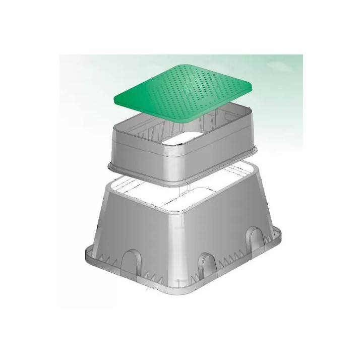 Téglalap alakú szelepakna jumbo (PA)