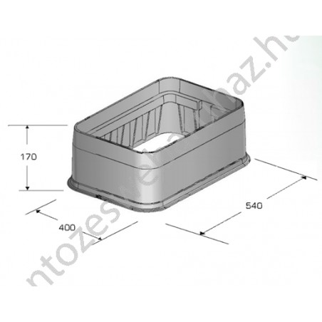 Szelepház magasító Jumbo szelepdobozhoz