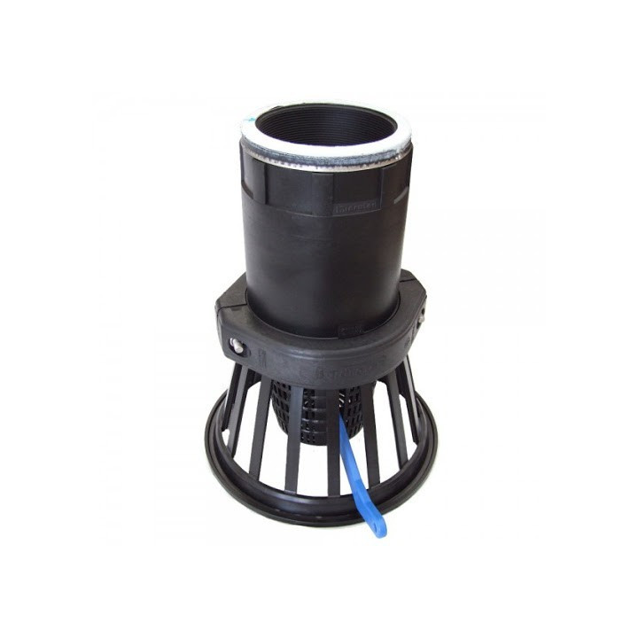 Műanyag lábszelep 4" PP