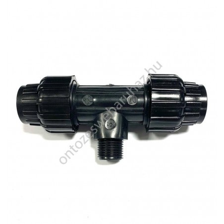 KPE MPE T idom 25 x 1" x 25 tok x KM x tok fekete 10 bar