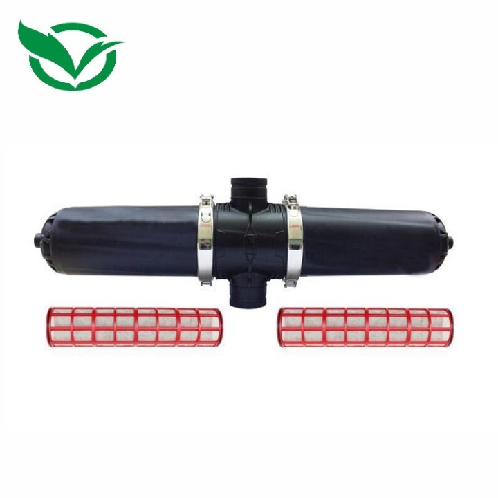 Rotodisk 4",acélhálós szűrő 100 m³/h, ikerházas 120 mesh