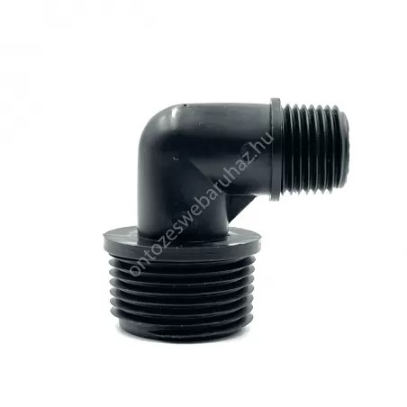 Könyök idom 1x1/2"KK műanyag PP