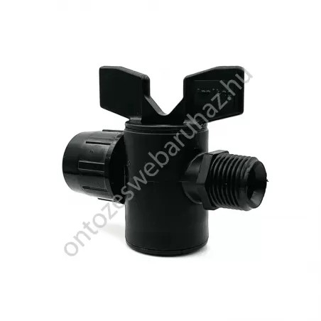 Mezőgazdasági csap (fekete) Km / Tok 20X1/2 8bar