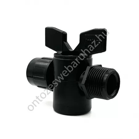 Mezőgazdasági csap (fekete) Km / Tok 20X3/4 8bar