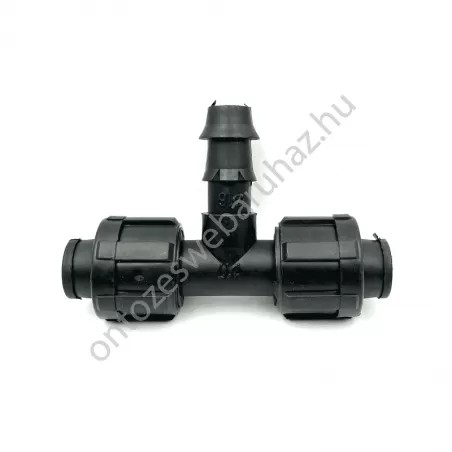 Csepegtető szalag T idom bordás 17 x 16 x 17 PP