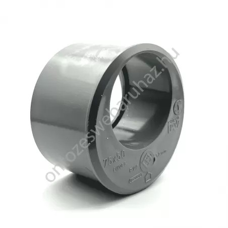PVC szűkítő idom ragasztható 75/50mm