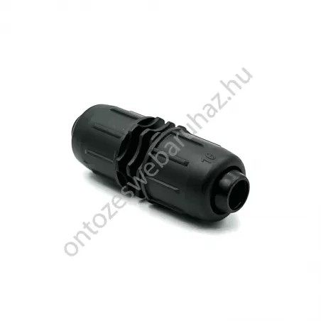 LPE egyenes összekötő toldó 16x16 tok x tok 6bar