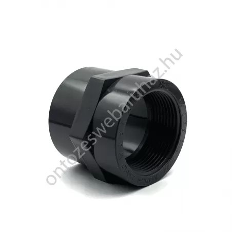 PVC ragasztható erősített belsőmenetes toldás 50mm x 1 1/2"BM