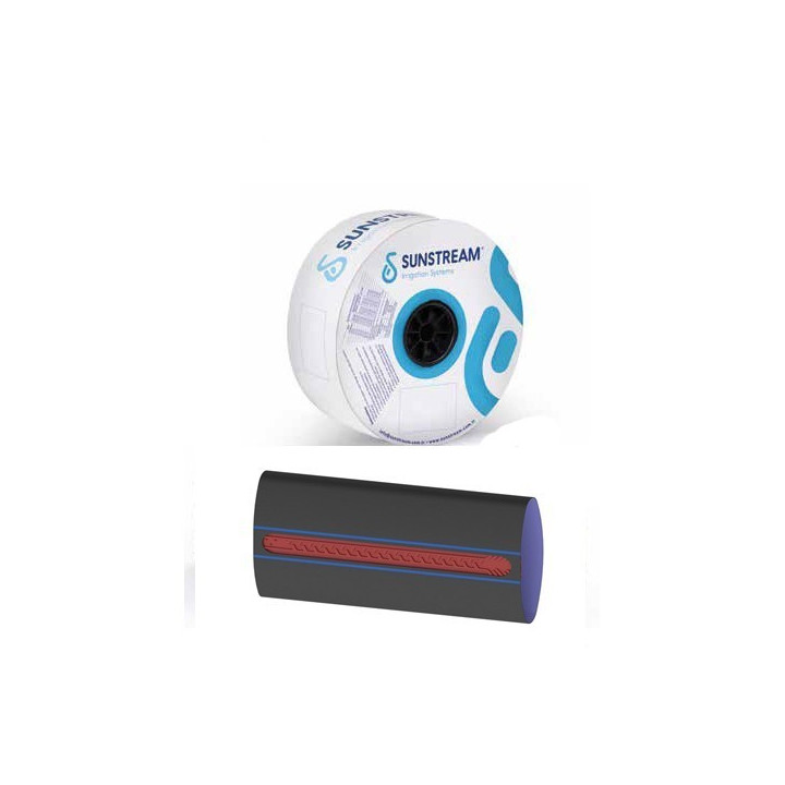 Sunstream TPD csepegtető szalag 6 mil, 10 cm, 1,8 L / h,  2800 m ( 15,9 Ft / m )