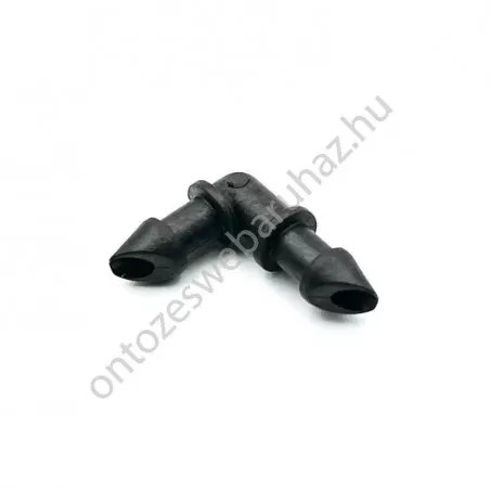 PP könyök idom mikrocsőhöz 6x6