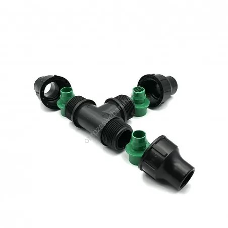 Prémium Variálható menetes T idom 16x16x16