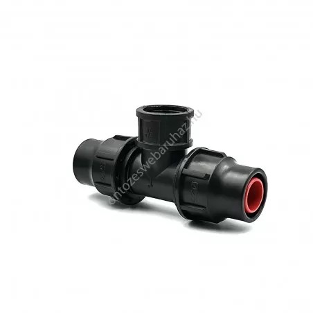 Variálható menetes T idom 25x1"BMx25 PP