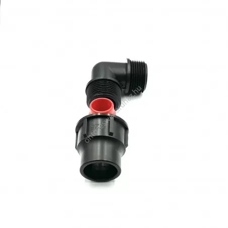 Variálható menetes könyök idom 25x1"KM PP