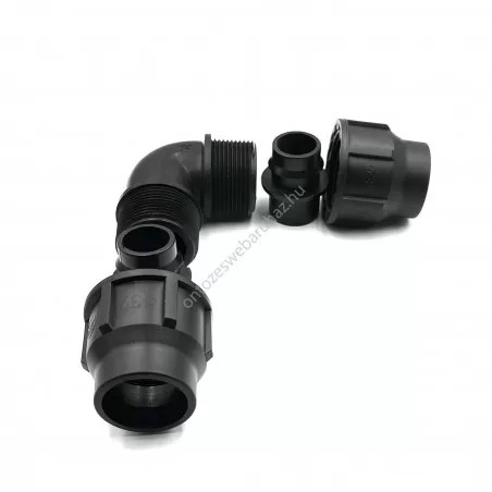 Variálható menetes könyök 32x32 PP