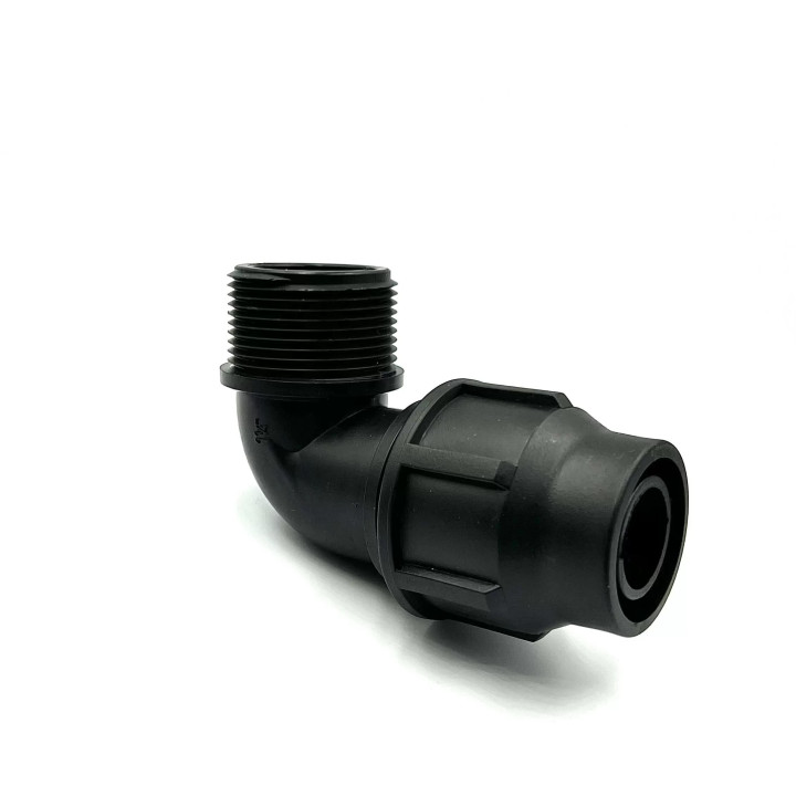 Variálható menetes könyök idom 32x1/2"KM PP