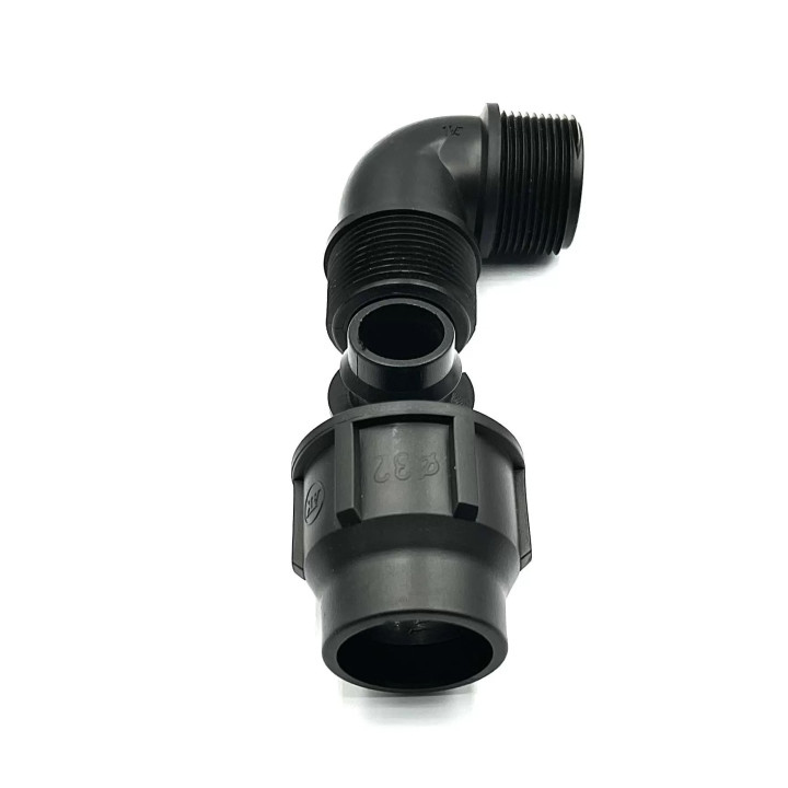 Variálható menetes könyök idom 32x1/2"KM PP