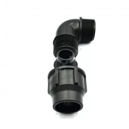 Variálható menetes könyök idom 32x1",1/4KM PP