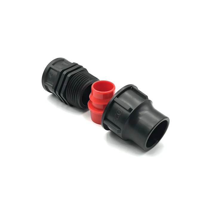 Variálható menetes átmenet 25x3/4" BM PP