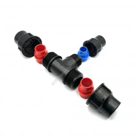 Prémium Variálható menetes T idom 25x20x25