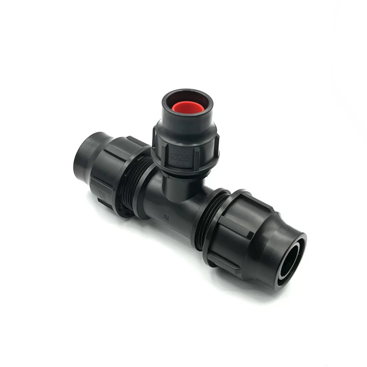 Variálható menetes T idom 32x25x32 PP