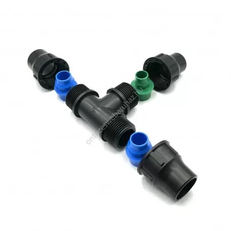 Prémium Variálható menetes T idom 20x16x20