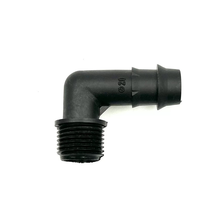 Könyök bordás menetes 20 x 1/2 km