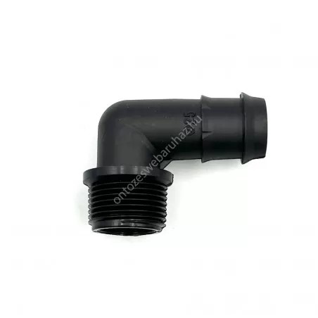 Könyök bordás menetes 25 x 3/4 km