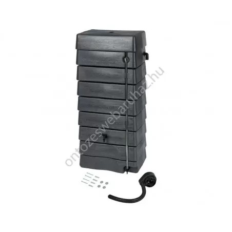 Esővízgyűjtő 276l fali antracit műanyag 135x60x40cm