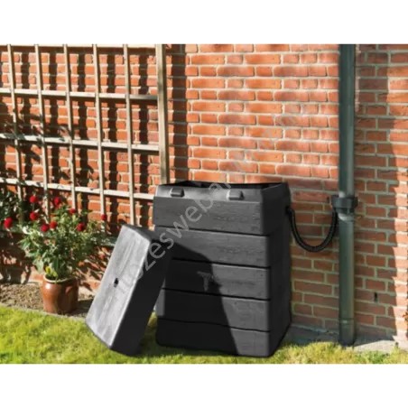 Esővízgyűjtő 168l fali antracit- öntözéswebáruház.hu