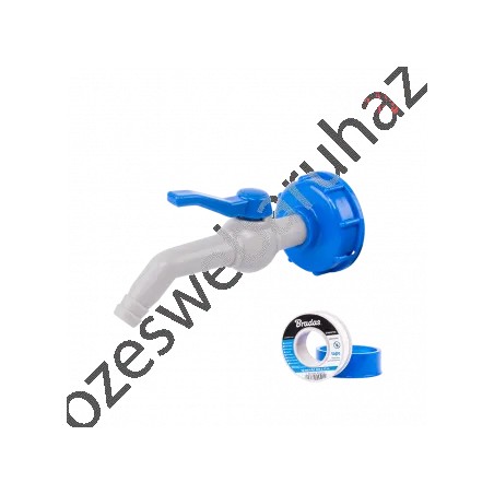 IBC csatlakozó készlet 45°-os csappal 1/2" tömlőhöz