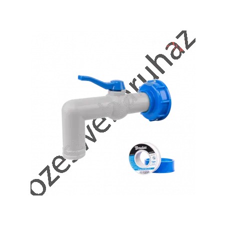 IBC csatlakozó készlet 90°-os csappal 5/4" tömlőhöz