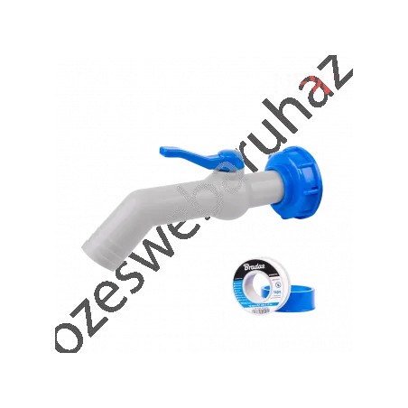 IBC csatlakozó készlet 45°-os csappal 1" tömlőhöz