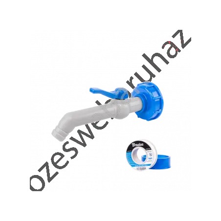 IBC csatlakozó készlet 45°-os csappal 1" tömlőhöz