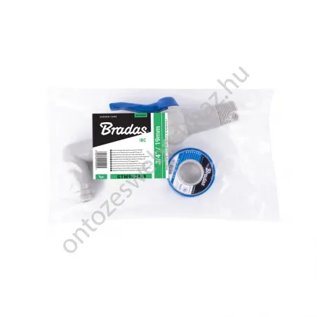 Kerti kifolyó csap 90° 3/4''menetes