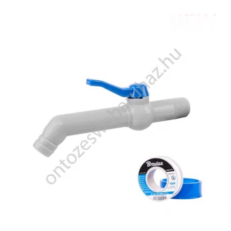 Kerti kifolyó csap 45° 3/4''menetes