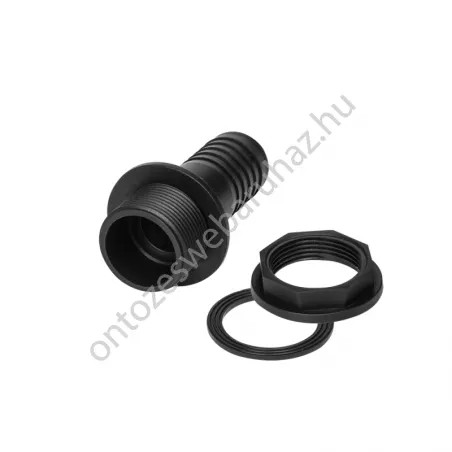 Tartály átvezető tömlő csatlakozó 1,1/2" tömlőhöz