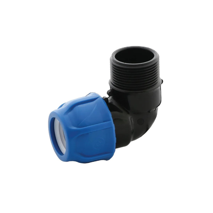 KPE könyök 25x3/4" KM