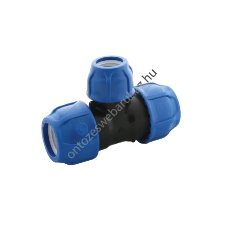 KPE szűkített T idom 40-25-40mm